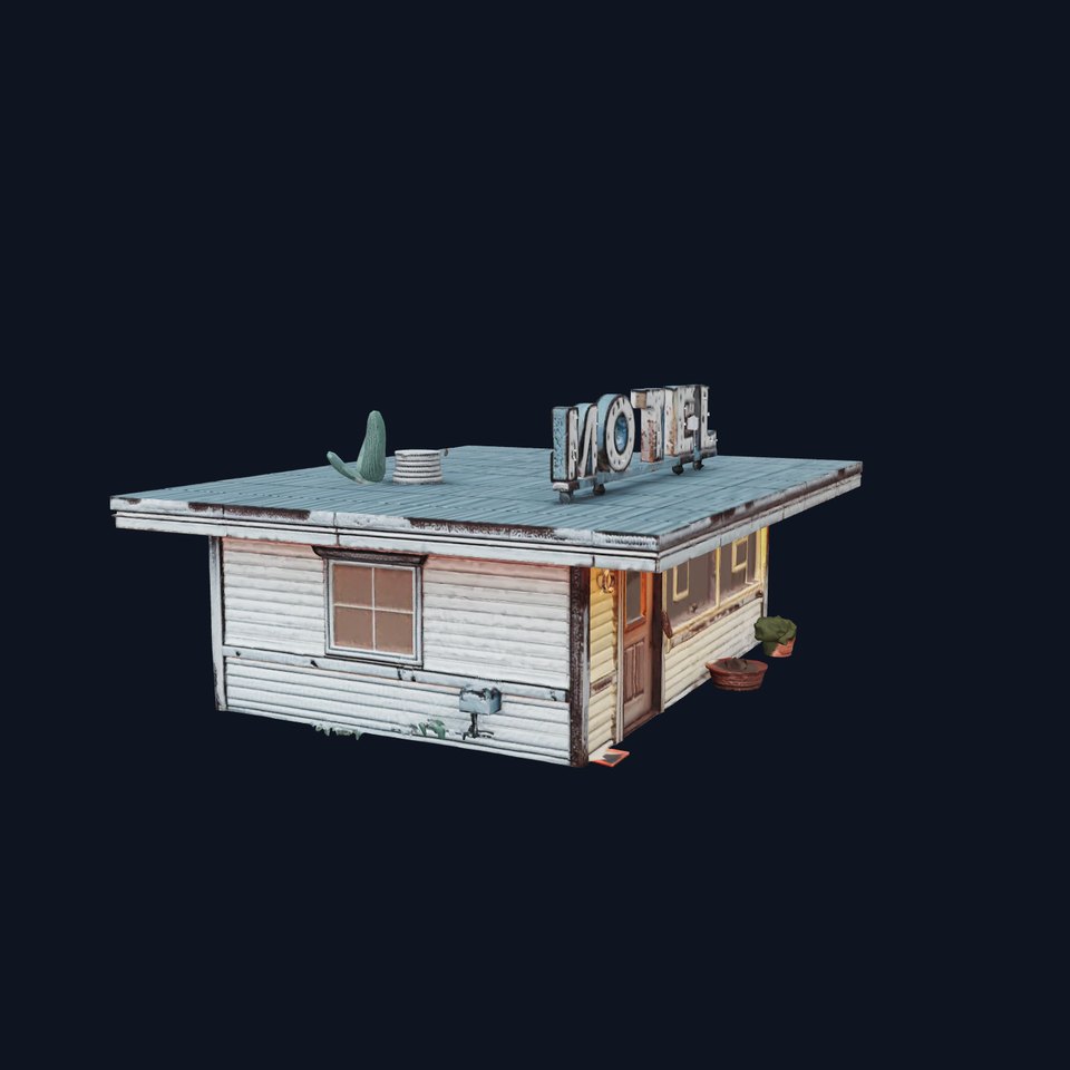 Retro Motel model pack